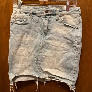 Universal Threads Distressed Denim Skirt